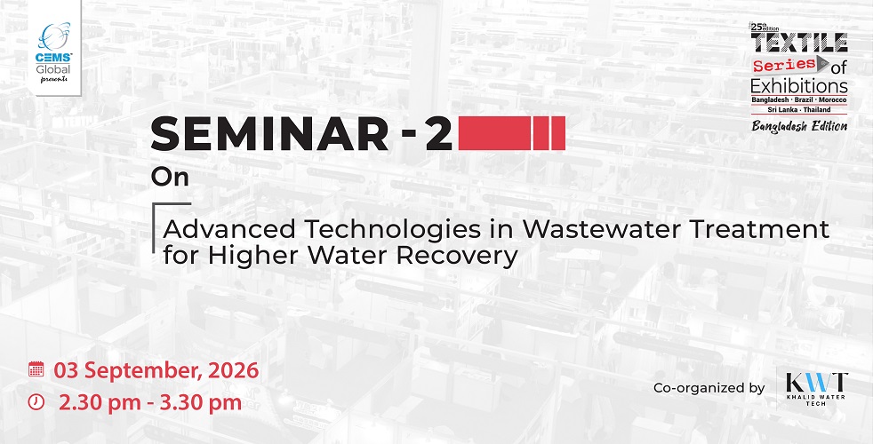 Seminar on Advanced Technologies in Wastewater Treatment for Higher Water Recovery